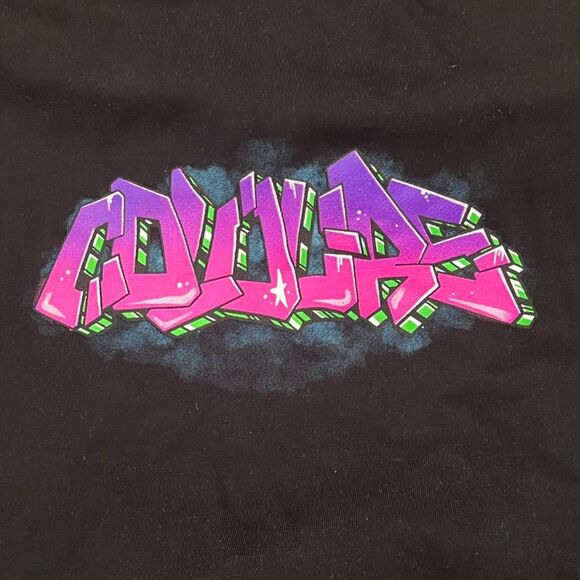 Vintage Cross Colours Graffiti Pullover Hoodie - Picture 4 of 6